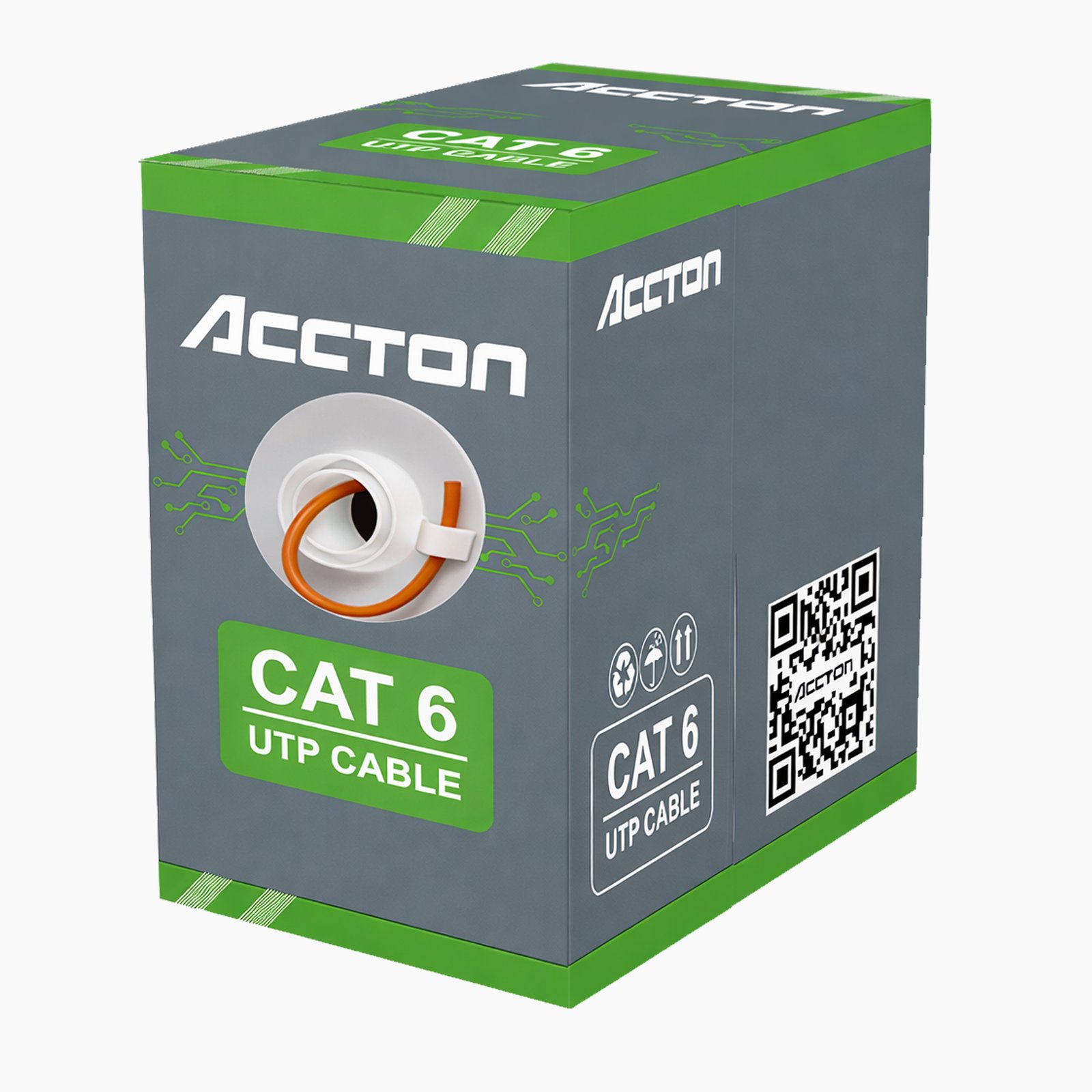 accton cat 6 orange PFM924-CAT6U-O - Image 1